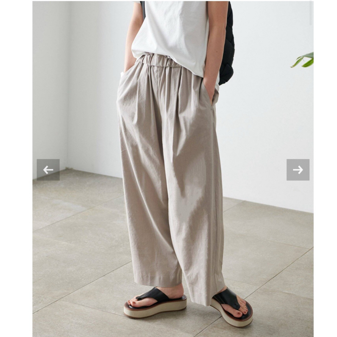 JOURNAL STANDARD(ジャーナルスタンダード)のみかん様専用⭐︎⭐︎⭐︎ ウォッシャブルコットンリネンVISワイドパンツ レディースのパンツ(カジュアルパンツ)の商品写真