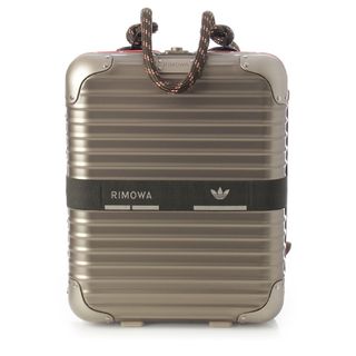 リモワ(RIMOWA)のリモワ アディダス アルミニウム 2way キャリーケース リュック キャリーバッグ カーキ【中古】(スーツケース/キャリーバッグ)