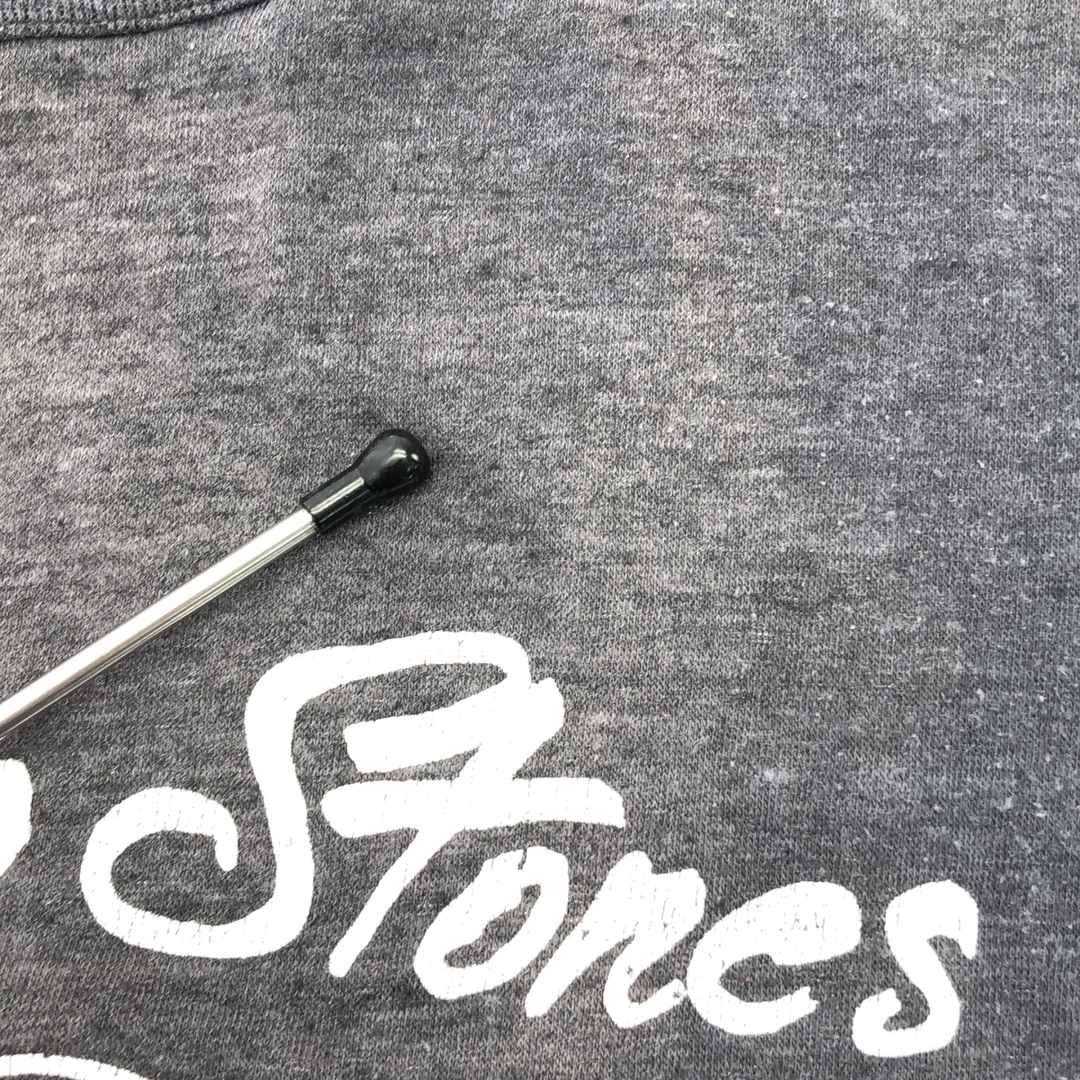 VINTAGE / ヴィンテージ古着 | 80s～ / 1981年 The Rolling Stones / ローリング・ストーンズ 両面プリント Tシャツ カットソー | M | チャコールグレー系 | メンズ メンズのトップス(Tシャツ/カットソー(半袖/袖なし))の商品写真