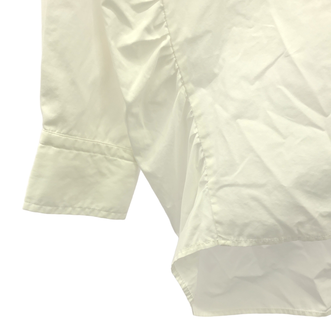 None / | MODEL'S LINK / モデルスリンク シャーリング コットン プルオーバー シャツ | 0 | ホワイト | メンズ メンズのトップス(Tシャツ/カットソー(七分/長袖))の商品写真