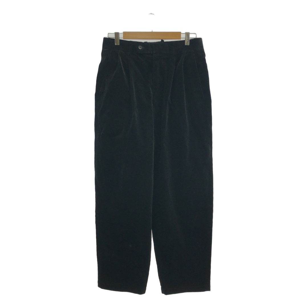 Scye - SCYE / サイ | 2019AW | CORDUROY WIDE TROUSERS コーデュロイ ワイド パンツ | 36 | ブラック | メンズ