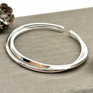バングル メンズ ブレスレット シルバー999 新品 未使用 【PN280-6】(バングル/リストバンド)