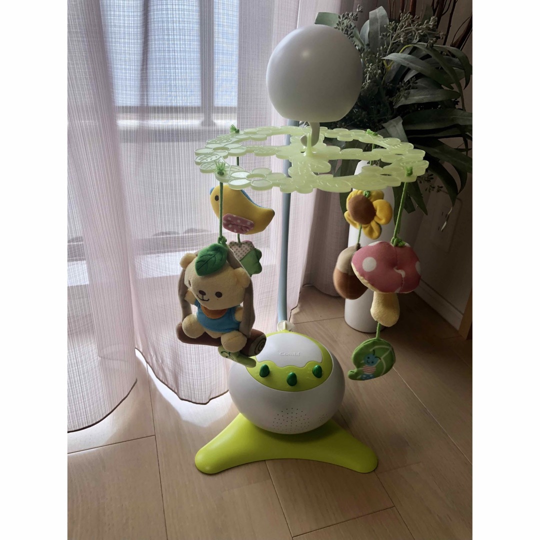 combi(コンビ)の美品 コンビcombiみまもりセンサーメリー キッズ/ベビー/マタニティのおもちゃ(オルゴールメリー/モービル)の商品写真