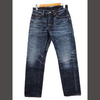 アザー(other)の児島ジーンズ ヘビーオンス ストレート デニムパンツ 緑耳 加工 33(デニム/ジーンズ)
