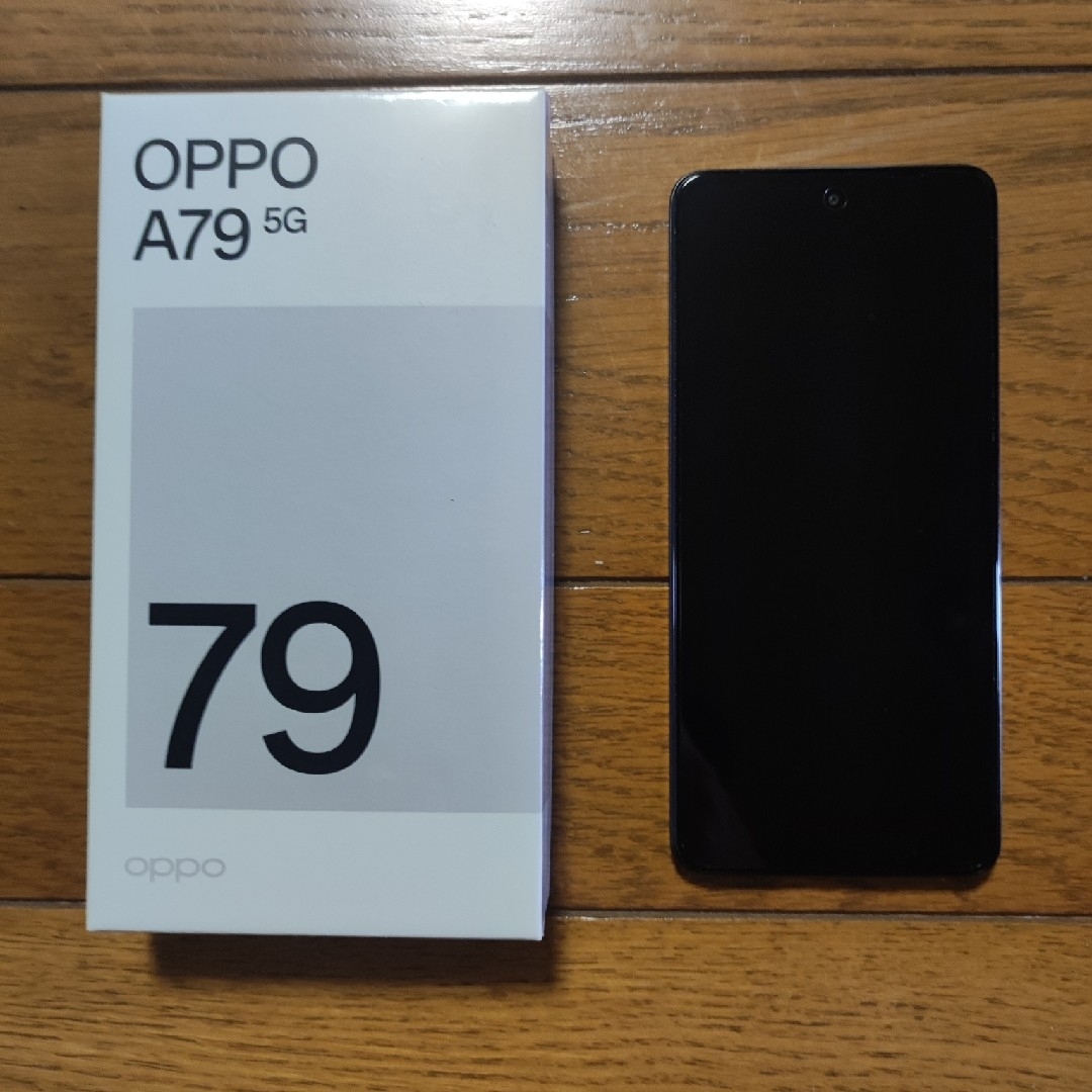 OPPO - ☆ほぼ未使用☆OPPO A79 5G ミステリーブラック SIM OPPO - ☆ほぼ未使用☆OPPO A79 5G ミステリーブラック SIM