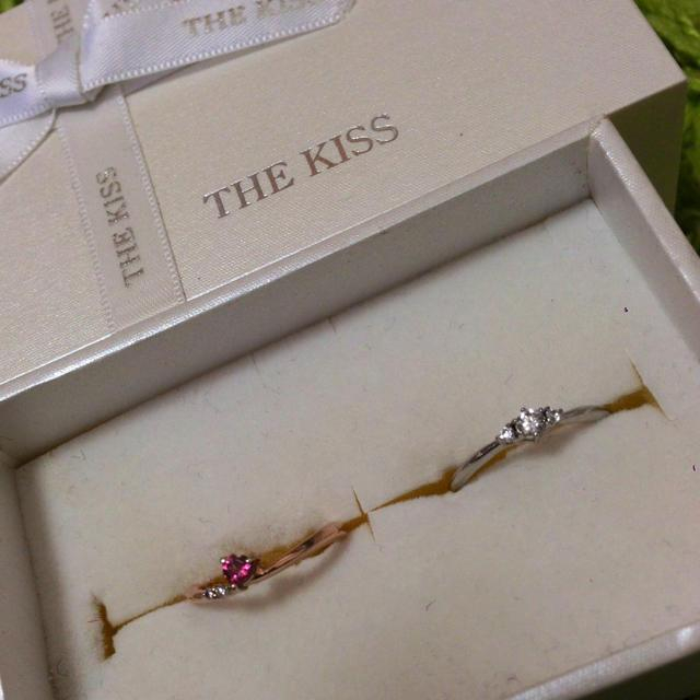 THE KISS(ザキッス)のザ キス♡指輪セット9号 レディースのアクセサリー(リング(指輪))の商品写真