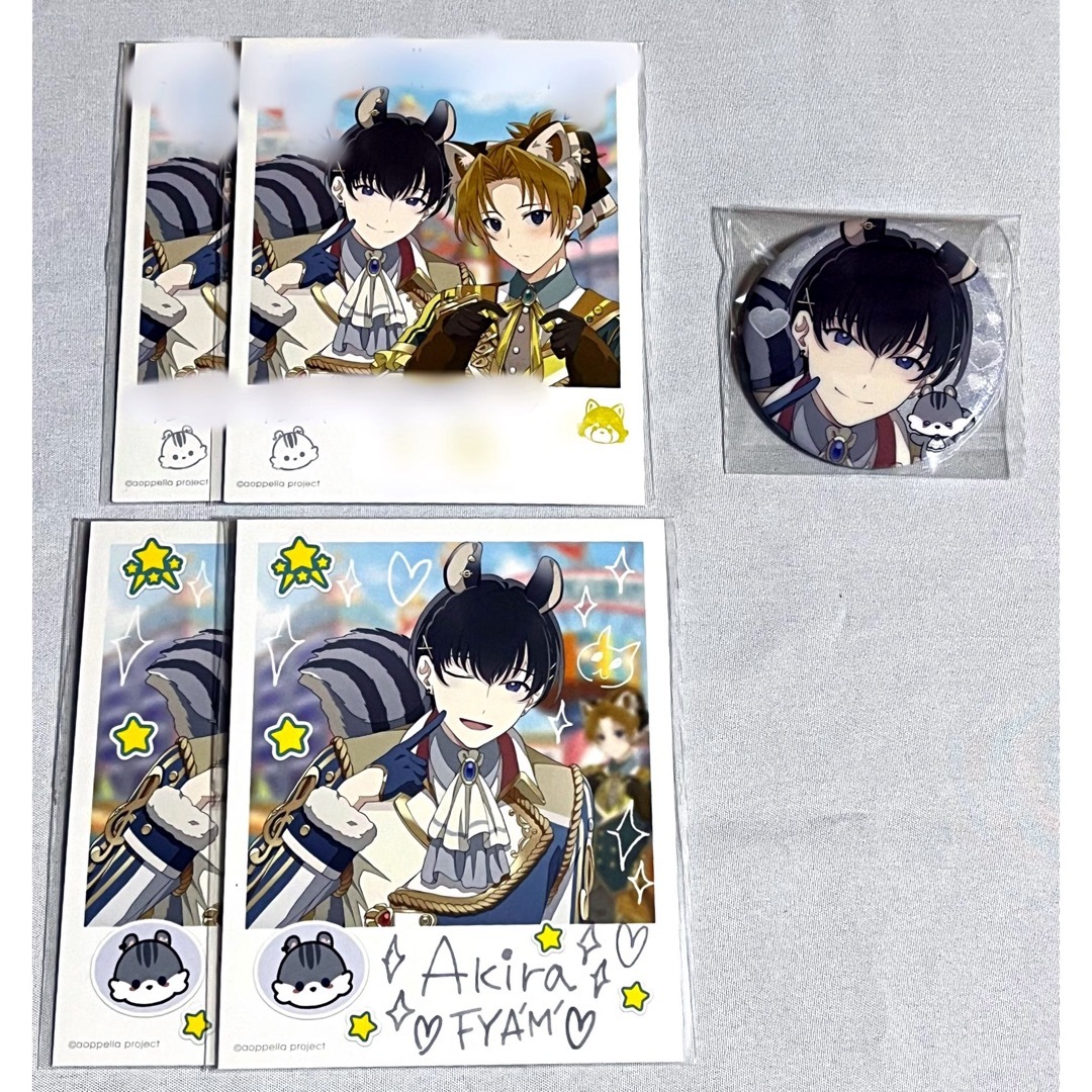アオペラ 紫垣明 グッズ5点セット エンタメ/ホビーのおもちゃ/ぬいぐるみ(キャラクターグッズ)の商品写真