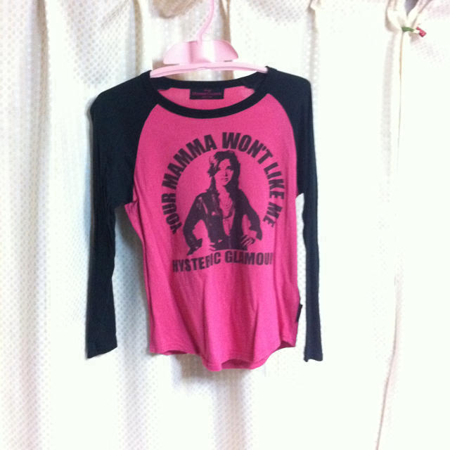 HYSTERIC GLAMOUR(ヒステリックグラマー)のHys ラグランシャツ★ レディースのトップス(Tシャツ(長袖/七分))の商品写真