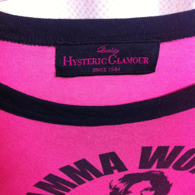 HYSTERIC GLAMOUR(ヒステリックグラマー)のHys ラグランシャツ★ レディースのトップス(Tシャツ(長袖/七分))の商品写真