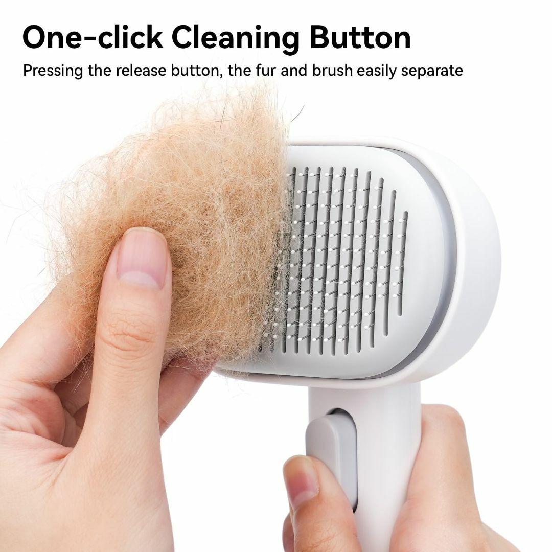 アウムカ (Aumuca) ペット用ブラシ「ワンプッシュ式」猫ブラシ 犬用ブラシ その他のペット用品(猫)の商品写真