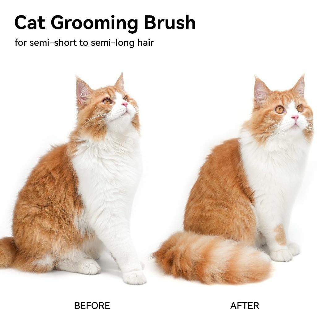 アウムカ (Aumuca) ペット用ブラシ「ワンプッシュ式」猫ブラシ 犬用ブラシ その他のペット用品(猫)の商品写真