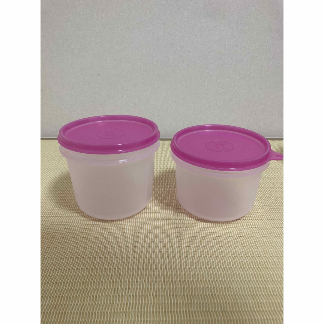 TupperwareBrands - 新品 タッパーウェア 中/小×2の4個セットの TupperwareBrands - 新品 タッパーウェア 中/小×2の4個セットの