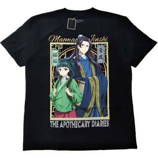 薬屋のひとりごと　Tシャツ　XLサイズ　黒　アニメT　オフィシャル *(Tシャツ/カットソー(半袖/袖なし))