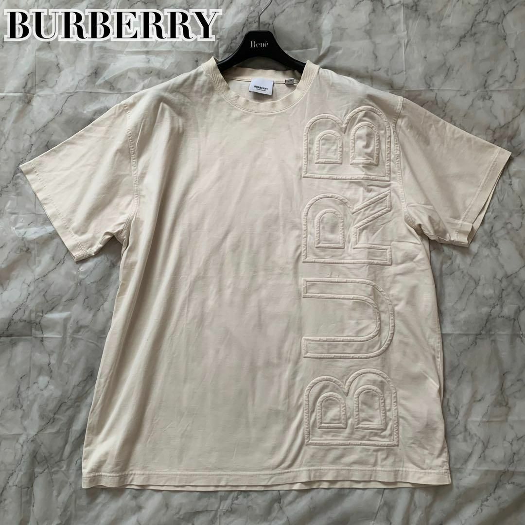 【受注生産品】 レア✨バーバリー 未使用級 - BURBERRY 現行 ロゴ 半袖 Tシャツ トップス