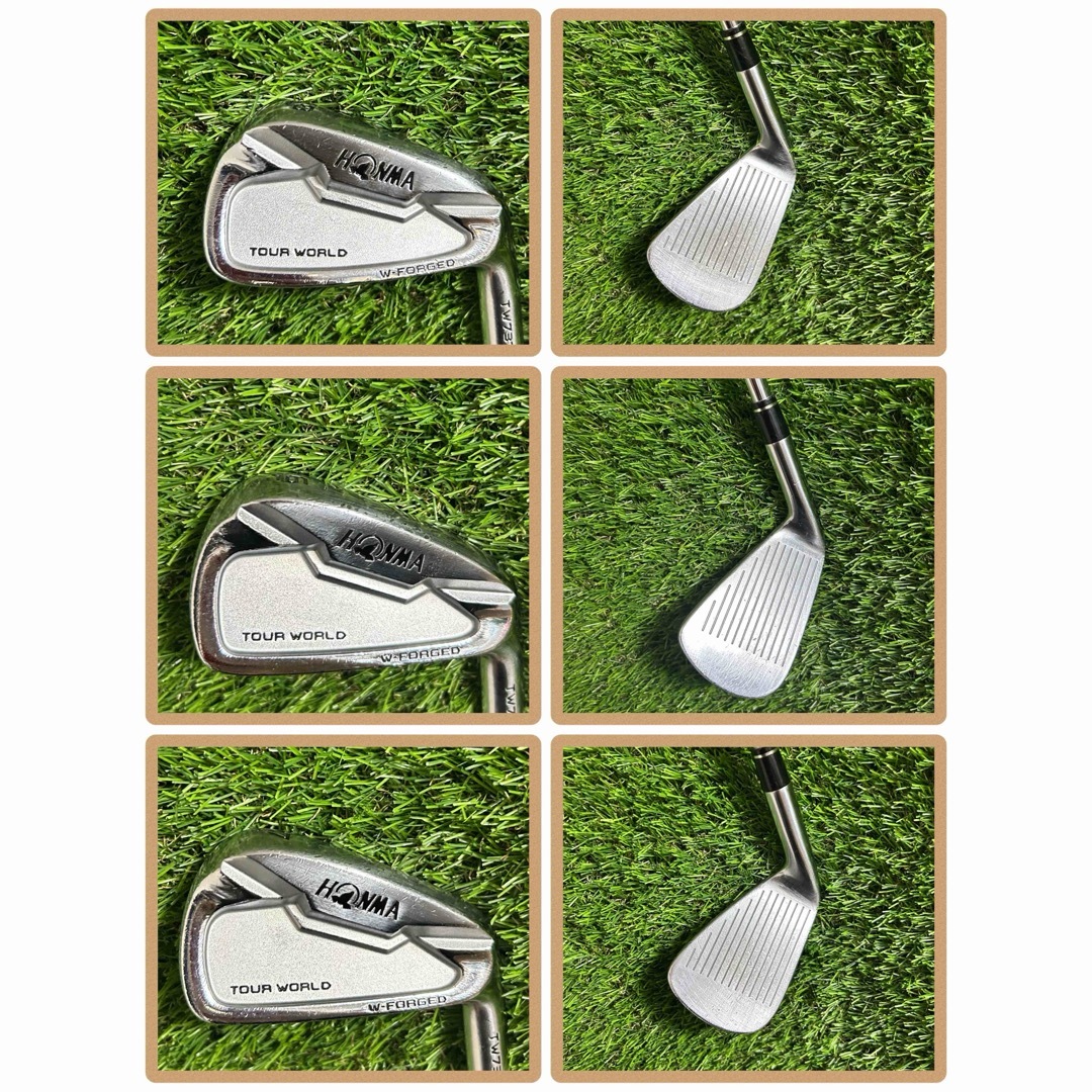 最新入荷 本間ゴルフ - ホンマHONMA TW737V W-FORGED アイアン5本DGS200の クラブ