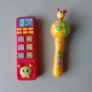 いないいないばあリモコン、マラカスおもちゃ(知育玩具)