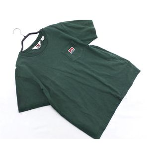 BEN DAVIS ベンデイビス ポケット Tシャツ sizeM/緑 ■◆ メンズ