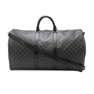 ルイヴィトン(LOUIS VUITTON)のLOUIS VUITTON ルイ ヴィトン ダミエグラフィット キーポル バンドリエール55 ボストンバッグ 旅行カバン トラベル 2WAYショルダー N41413(ボストンバッグ)