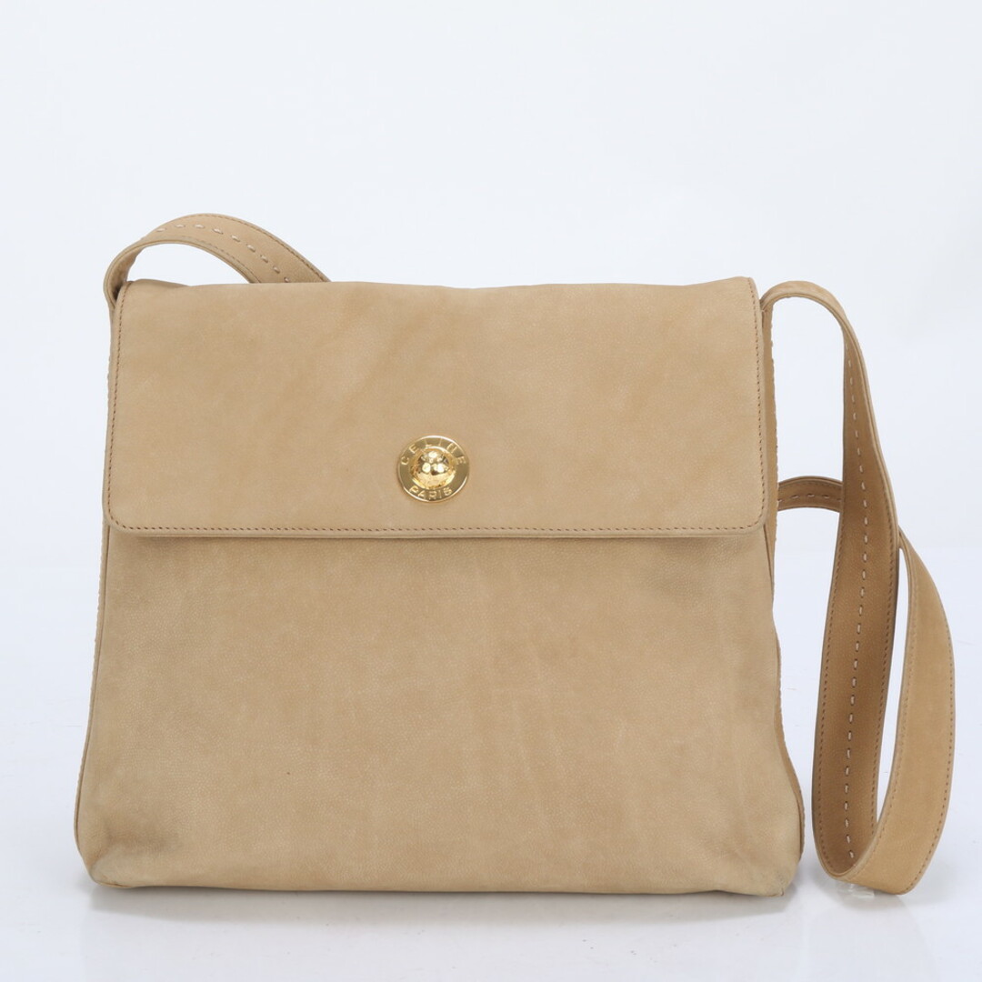 CELINE - ヴィンテージ セリーヌ スターボール レザー 2WAY ショルダーバッグ 斜め掛け ベージュ ハンド トート レディース MUM CB2-10