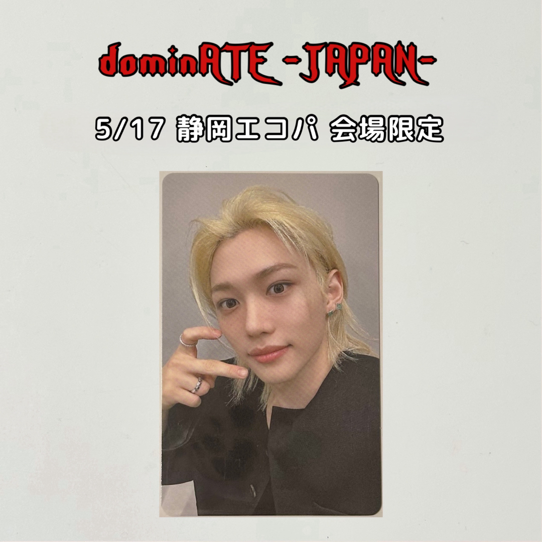 Stray Kids(ストレイキッズ)のスキズ 5/17 静岡 エコパ 会場限定 Hollow予約特典 フィリックス エンタメ/ホビーのタレントグッズ(アイドルグッズ)の商品写真