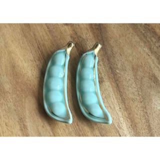 【新品】枝豆の箸置き(2つ)(テーブル用品)