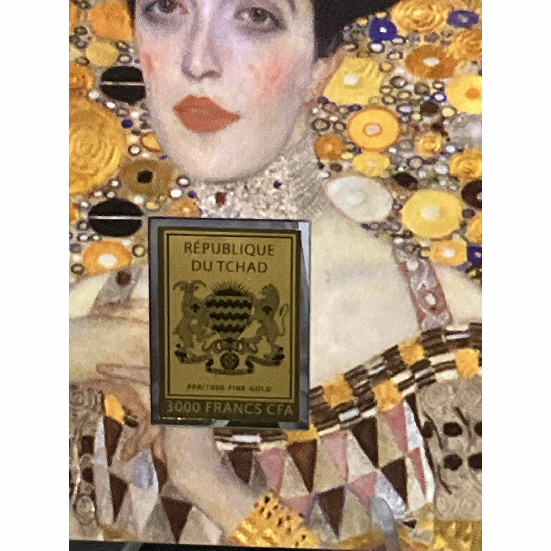 ADELE BLOCH BAUER Gustav Klimt　純金　金貨 エンタメ/ホビーの美術品/アンティーク(金属工芸)の商品写真