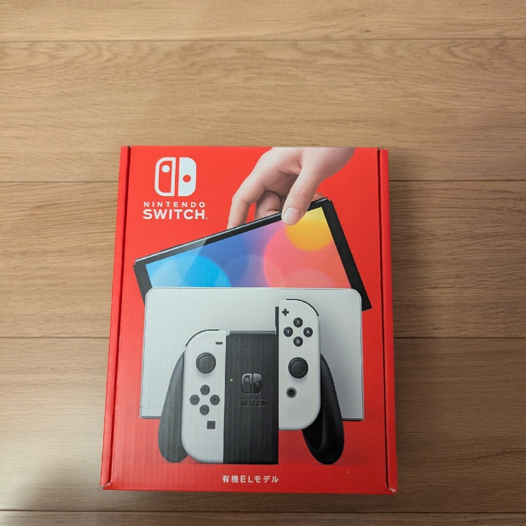 Nintendo Switch(ニンテンドースイッチ)のSwitch本体 有機EL 新品未開封 エンタメ/ホビーのゲームソフト/ゲーム機本体(家庭用ゲーム機本体)の商品写真