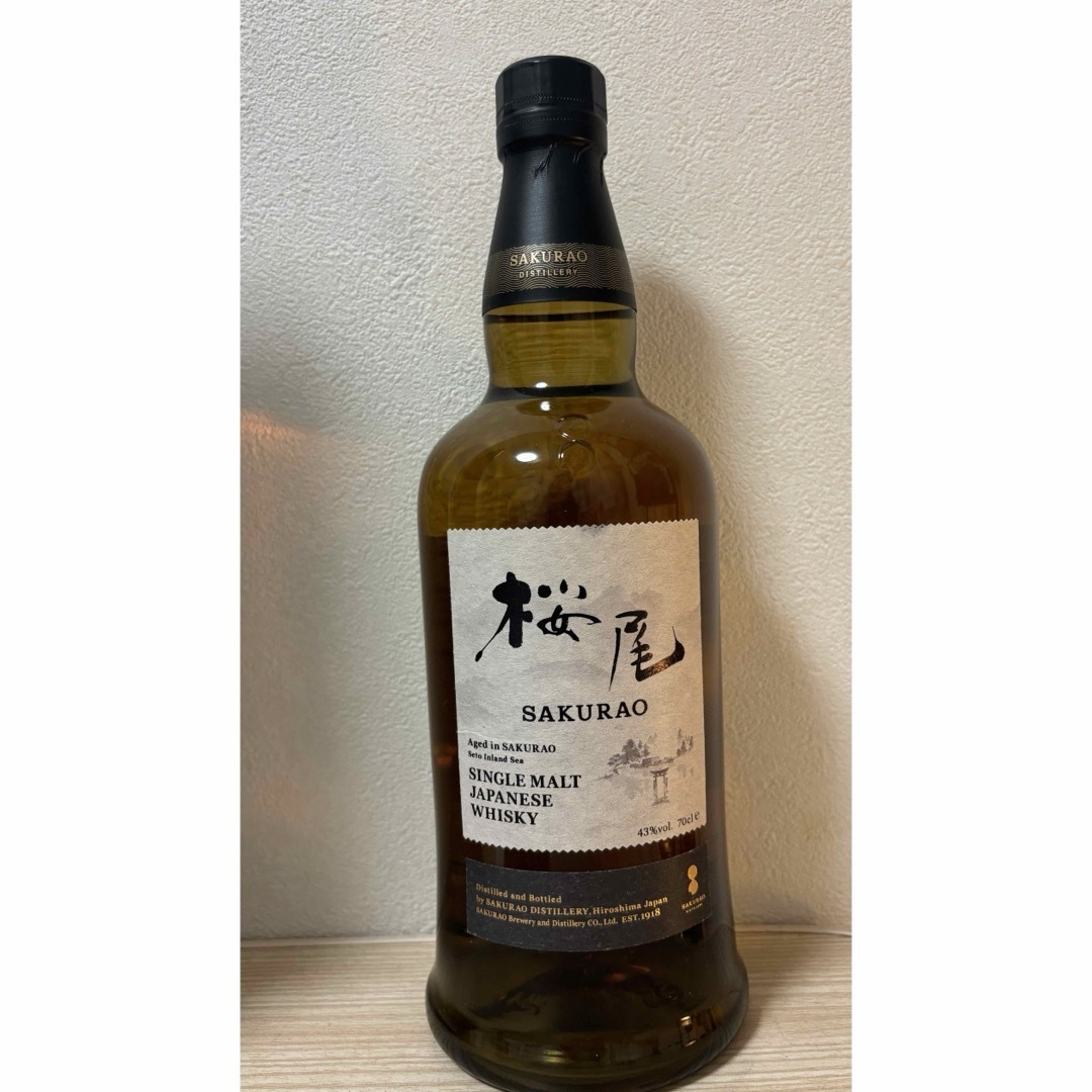 桜尾 シングルモルトウイスキー　700ml