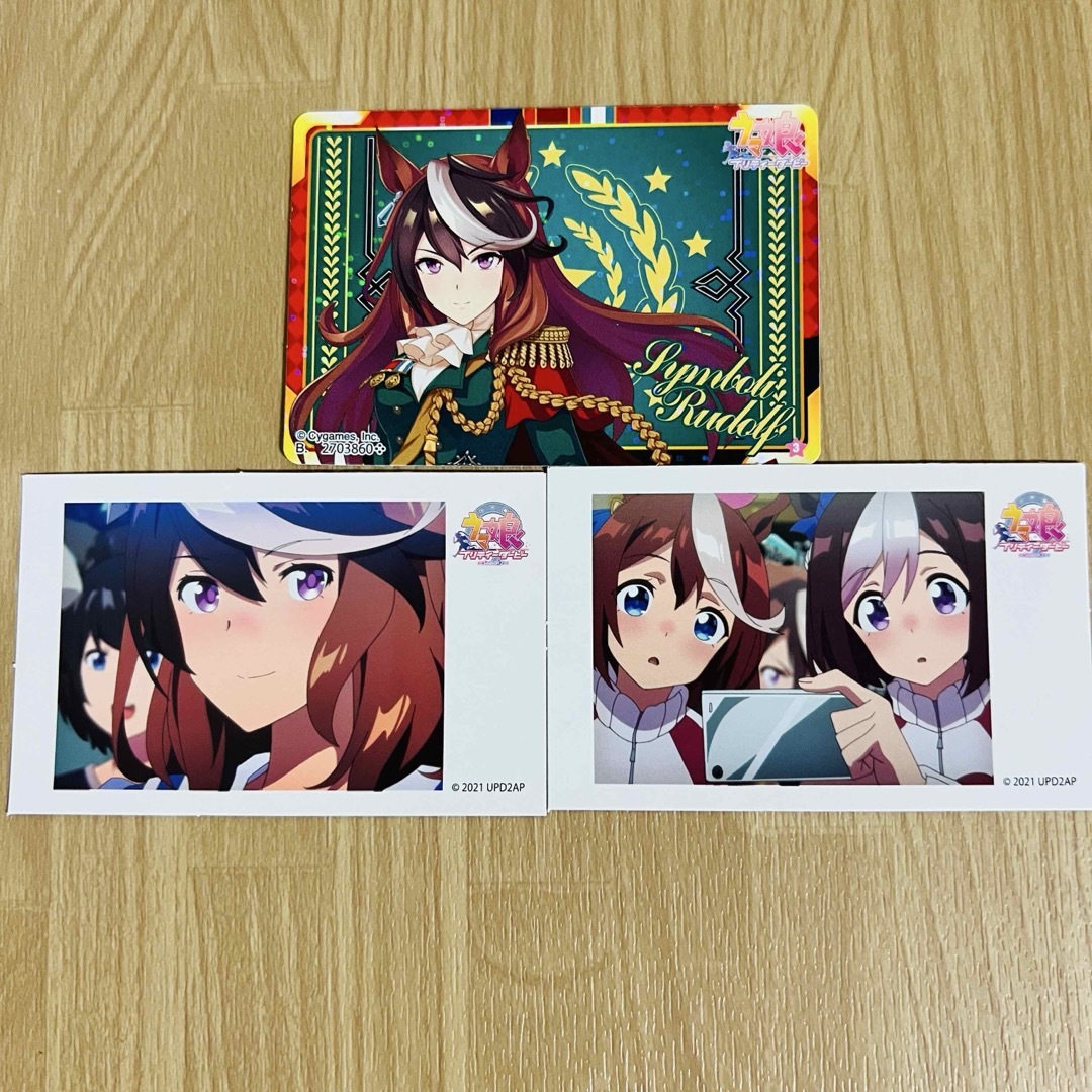 BANDAI(バンダイ)の2点セット ウマ娘 ステッカー シンボリルドルフ トウカイテイー エンタメ/ホビーのおもちゃ/ぬいぐるみ(キャラクターグッズ)の商品写真