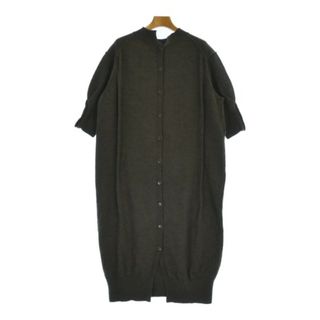 サヤカディヴィス(SAYAKA DAVIS)のSAYAKA DAVIS サヤカデイビス ワンピース S 茶系 【古着】【中古】(ひざ丈ワンピース)