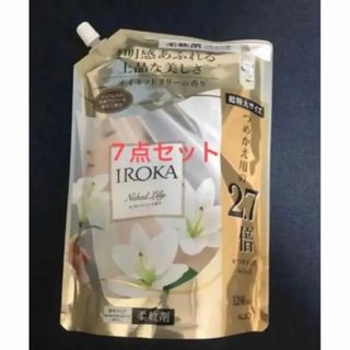 フレア フレグランス IROKA 柔軟剤 ネイキッドリリー1200ml×7