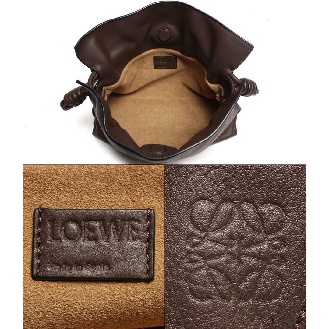 LOEWE - ロエベ レザー ショルダーバッグ ゴールド金具