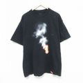 XL★古着 半袖 Tシャツ メンズ クッキーズ クルーネック 黒 ブラック 25may21 中古