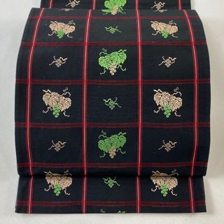 袋名古屋帯 優品 正絹 【中古】(帯)
