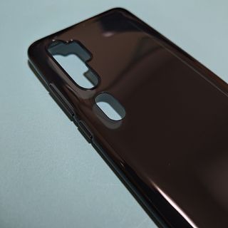 シャオミ(Xiaomi)の㉒Xiaomi Mi Noto 10 TPUソフトケース ブラック #ソフ府(Androidケース)