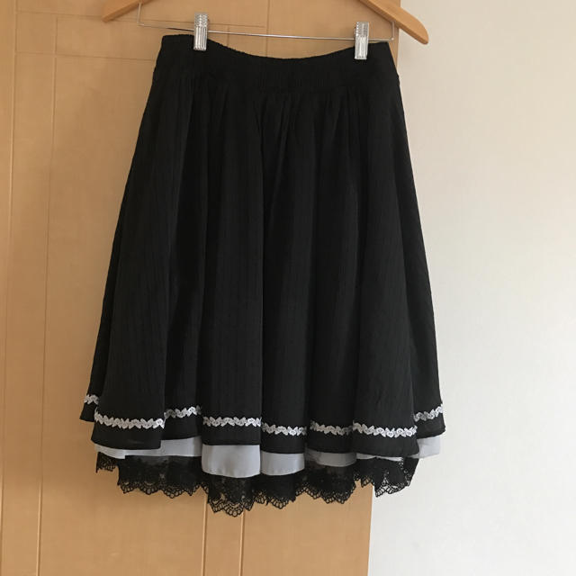 axes femme(アクシーズファム)のアクシーズファム  レーススカート レディースのスカート(ひざ丈スカート)の商品写真