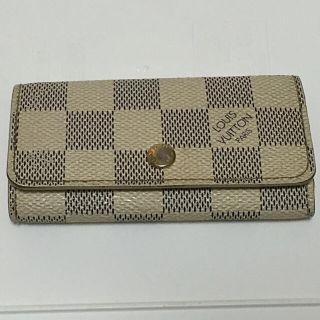 ルイヴィトン(LOUIS VUITTON)の☆たーちゃん様☆ 中古 ルイヴィトン④ ジャンク ダミエ白アズール４連キーケース(キーケース)