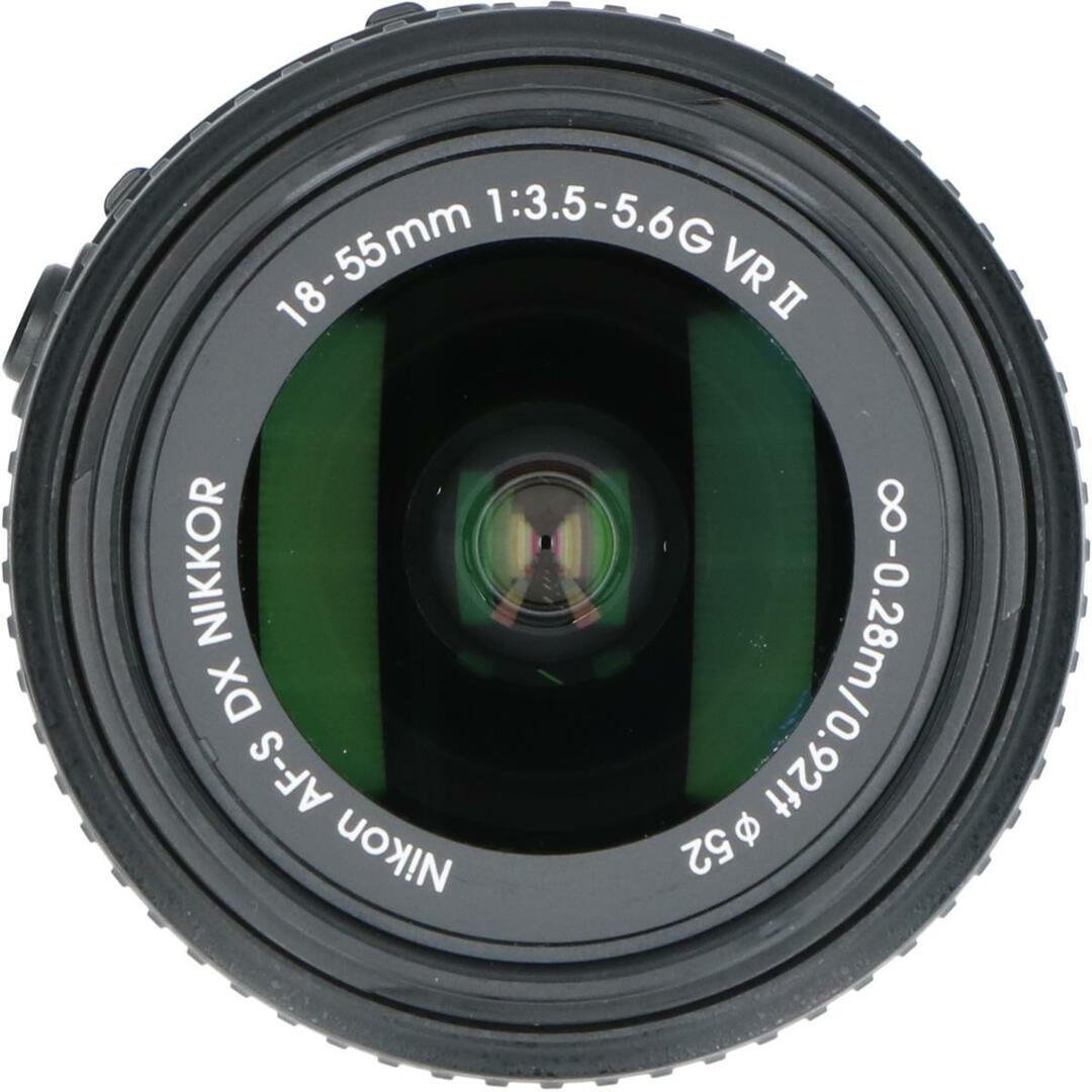 Nikon(ニコン)のＡＦ－Ｓ　ＤＸ１８－５５ｍｍ　Ｆ３．５－５．６ＧＶＲＩＩ スマホ/家電/カメラのカメラ(レンズ(ズーム))の商品写真