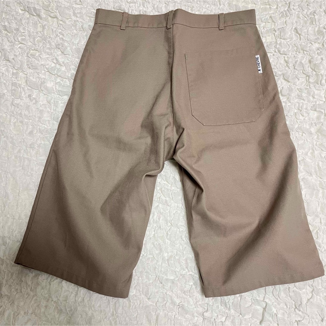 CHEVRE(シェーブル)のシェーブル　ハーフパンツ　ベージュ　M チュニジア製 メンズのパンツ(ショートパンツ)の商品写真