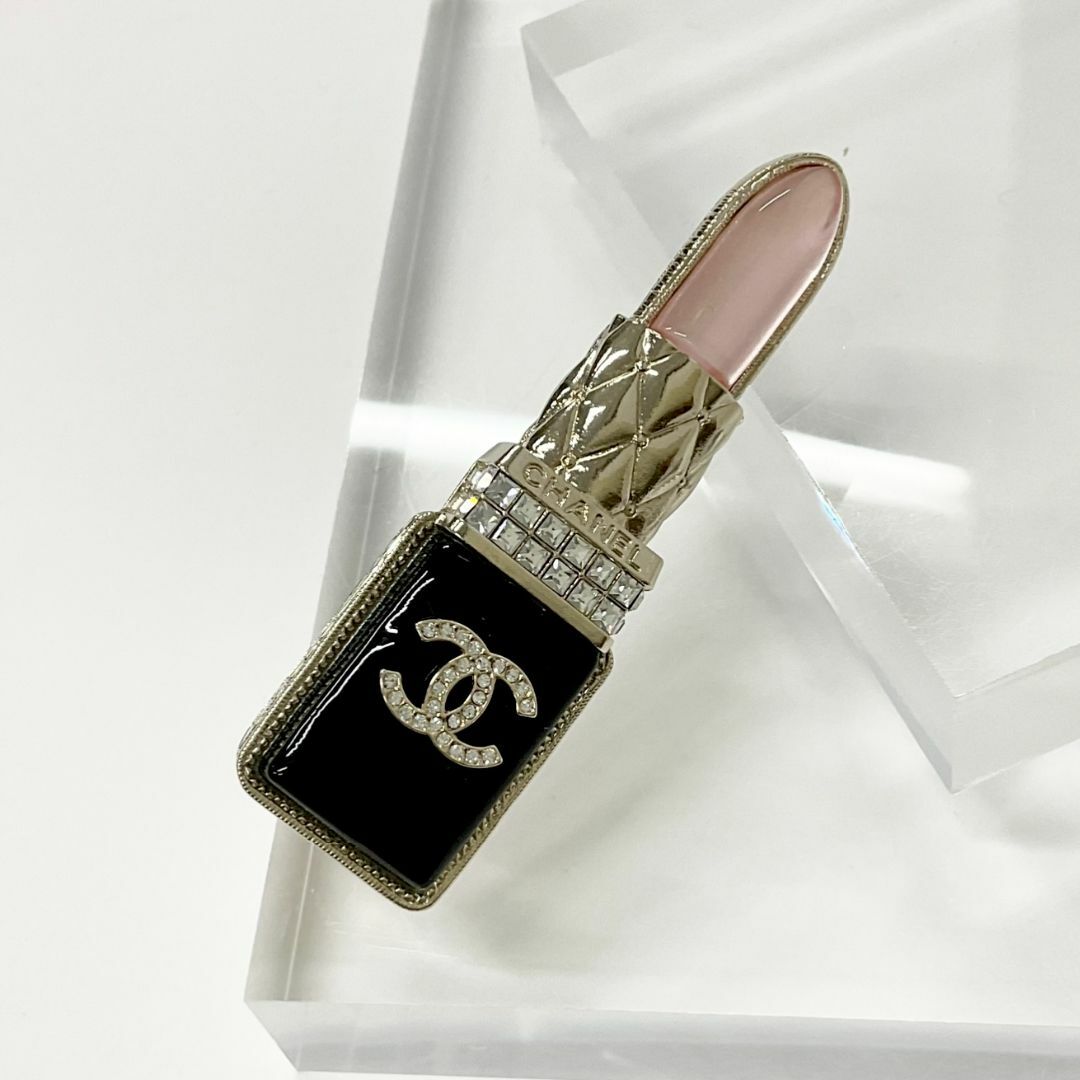 CHANEL - M11230 シャネル ブローチ ココマーク ラインストーン リップモチーフ
