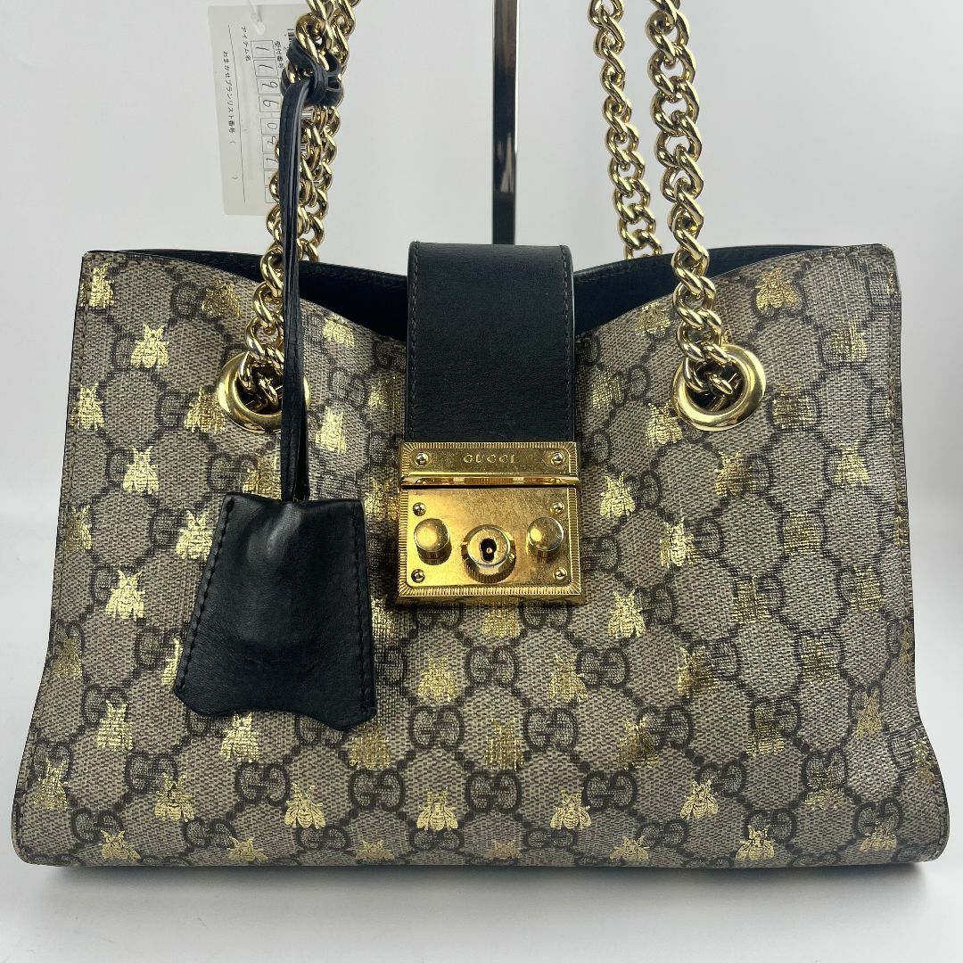 GUCCI - GUCCI パトロックショルダーバッグ GGスプリーム ビー 498110