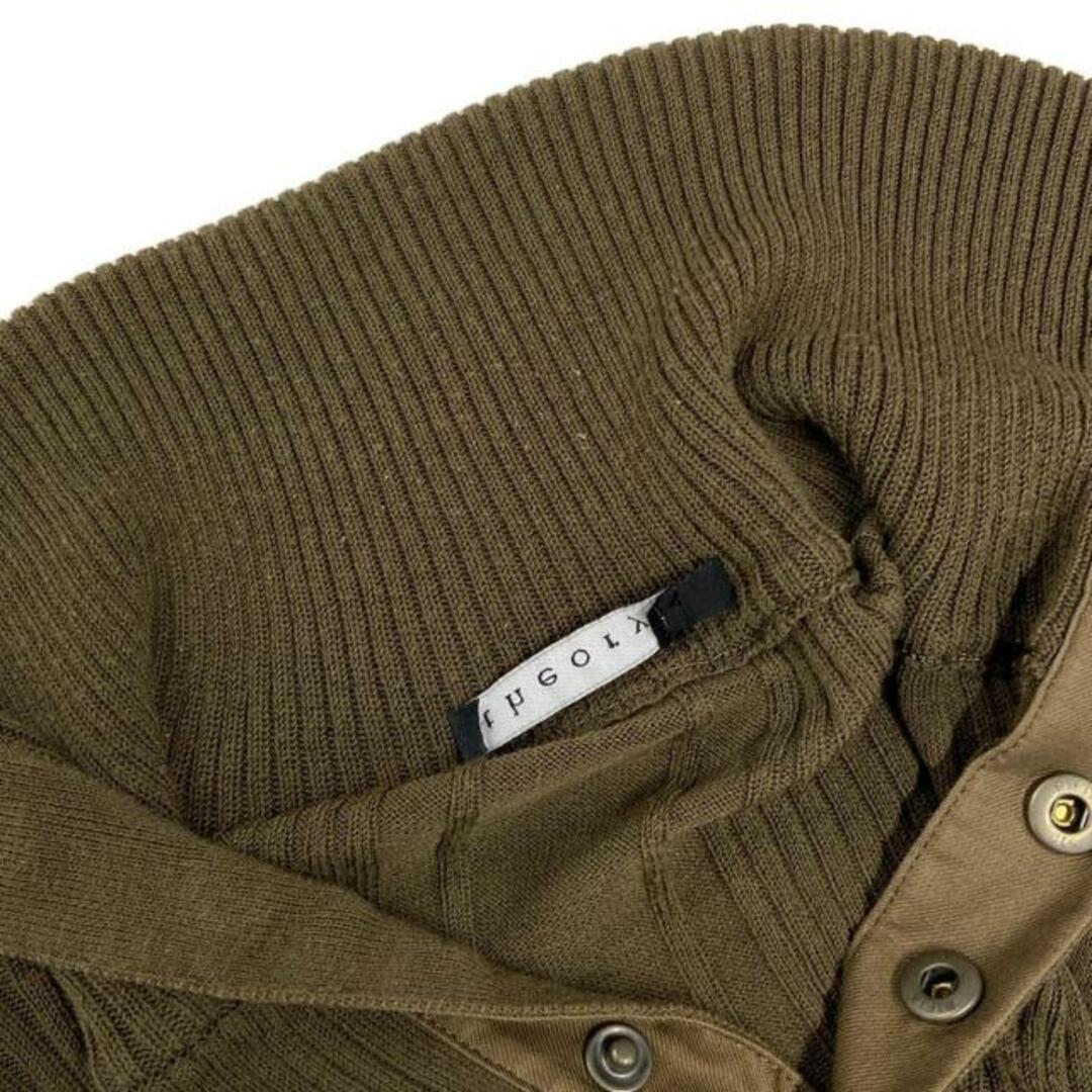 Theory(セオリー)のtheory(セオリー) 長袖カットソー サイズ38 M レディース - カーキ 長袖/前ボタン/綿48％×ポリエステル42％×ナイロン7％×ポリウレタン3％ レディースのトップス(カットソー(長袖/七分))の商品写真