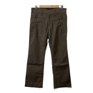 EPOCA UOMO(エポカ ウォモ) パンツ サイズ46 XL レディース - カーキ フルレングス(その他)
