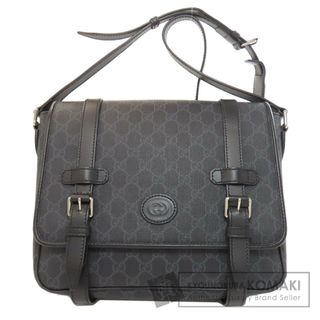 グッチ(GUCCI)のGUCCI 658542 GGスプリーム メッセンジャー ショルダーバッグ PVC レディース [中古](ショルダーバッグ)