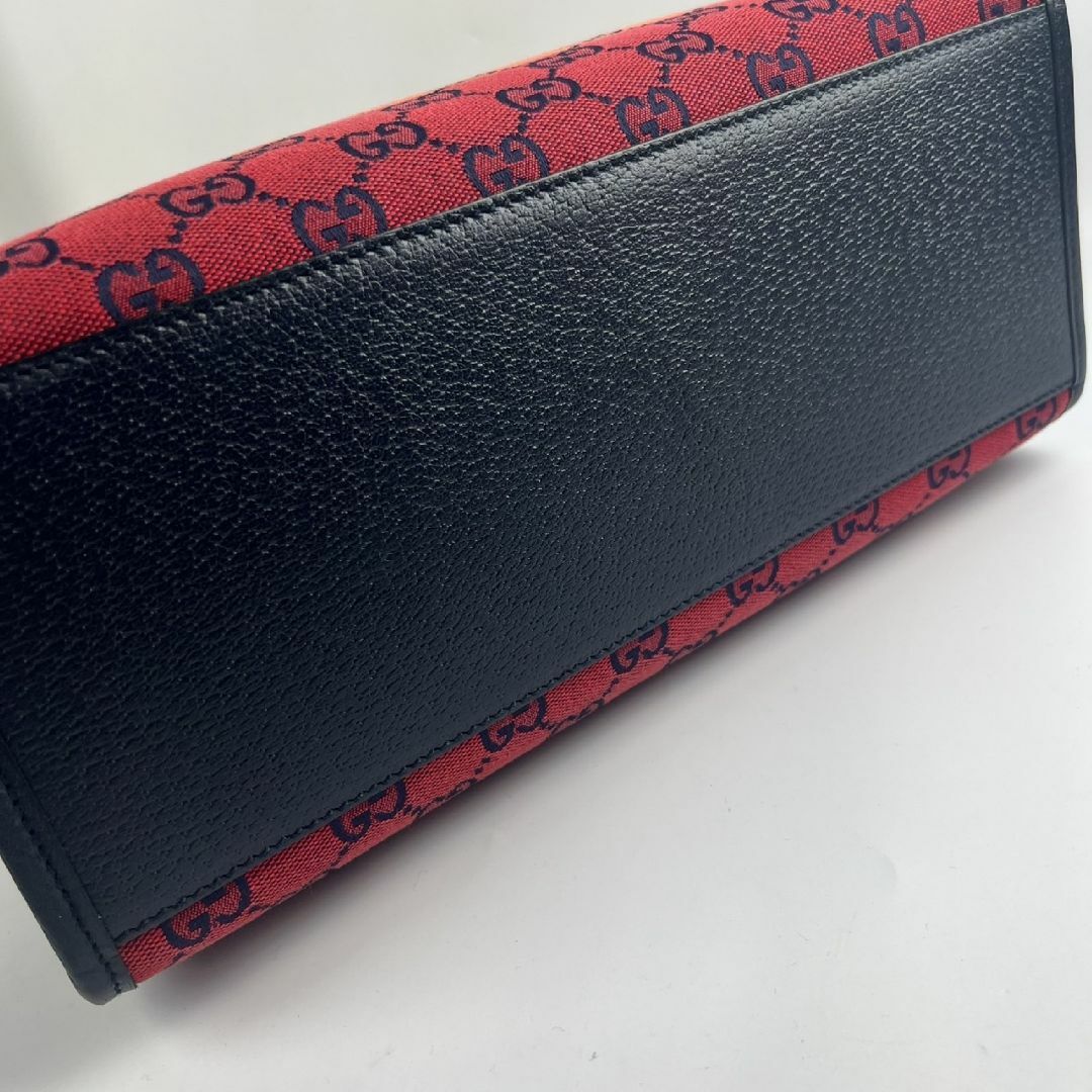 GUCCI - GUCCI ラージトートバッグ GGキャンバス マルチカラー