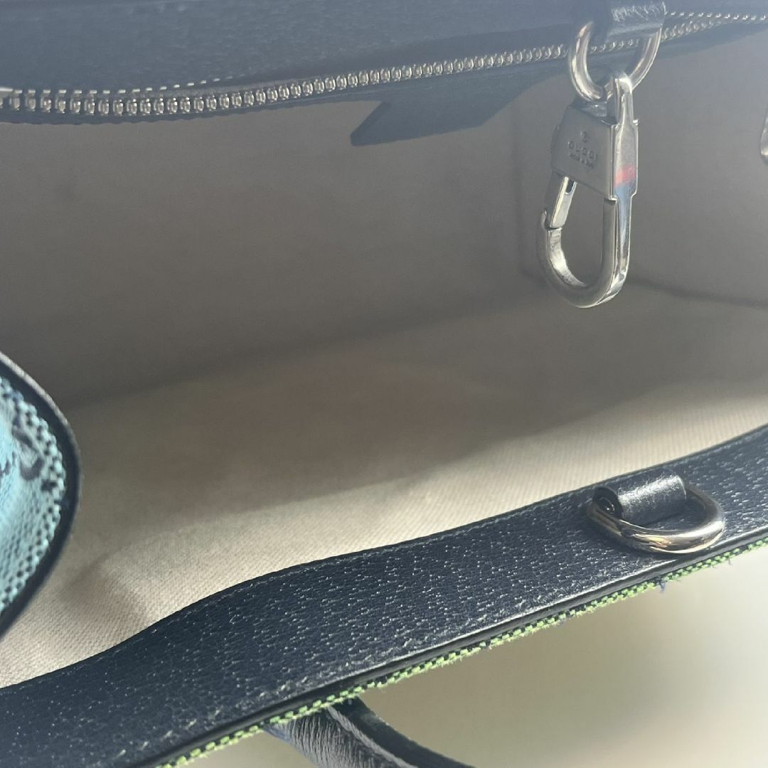 GUCCI - GUCCI ラージトートバッグ GGキャンバス マルチカラー