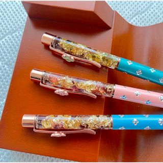 43  ハーバリウムボールペン　3本セット　ハンドメイド(その他)