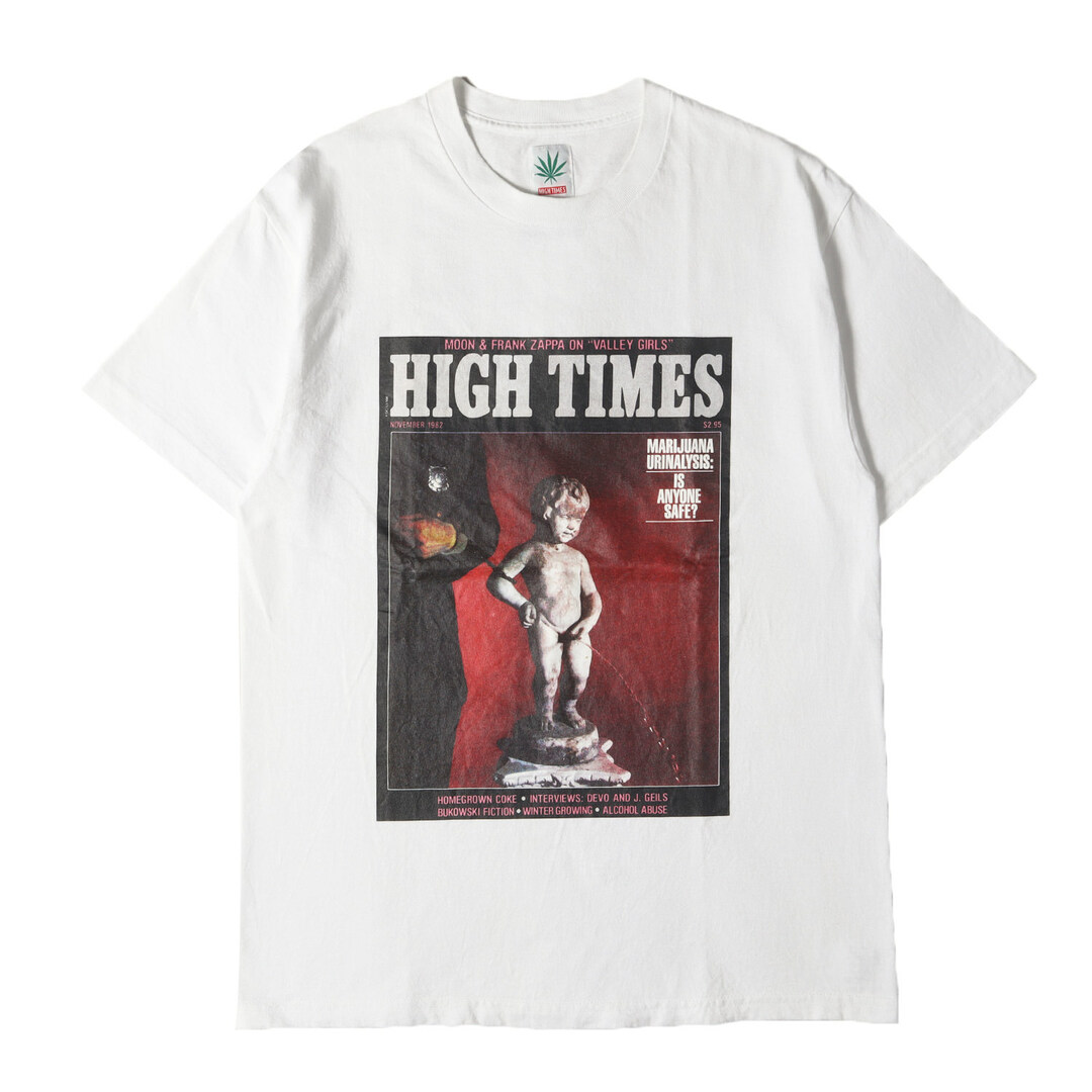 WACKO MARIA - WACKO MARIA ワコマリア Tシャツ サイズ:L / 24SS HIGH TIMES クルーネック Tシャツ (CREW NECK T-SHIRT) / ホワイト 白 / トップス カットソー 半袖 / コラボ【メンズ】【中古】