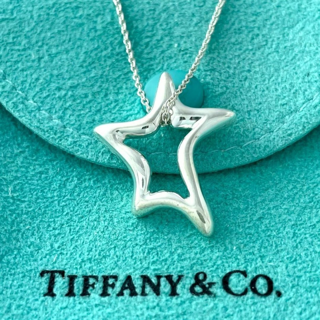 【楽天スーパーセール】 Tiffany & ネックレス スター オープン 美品 ティファニー - Co. アクセサリー