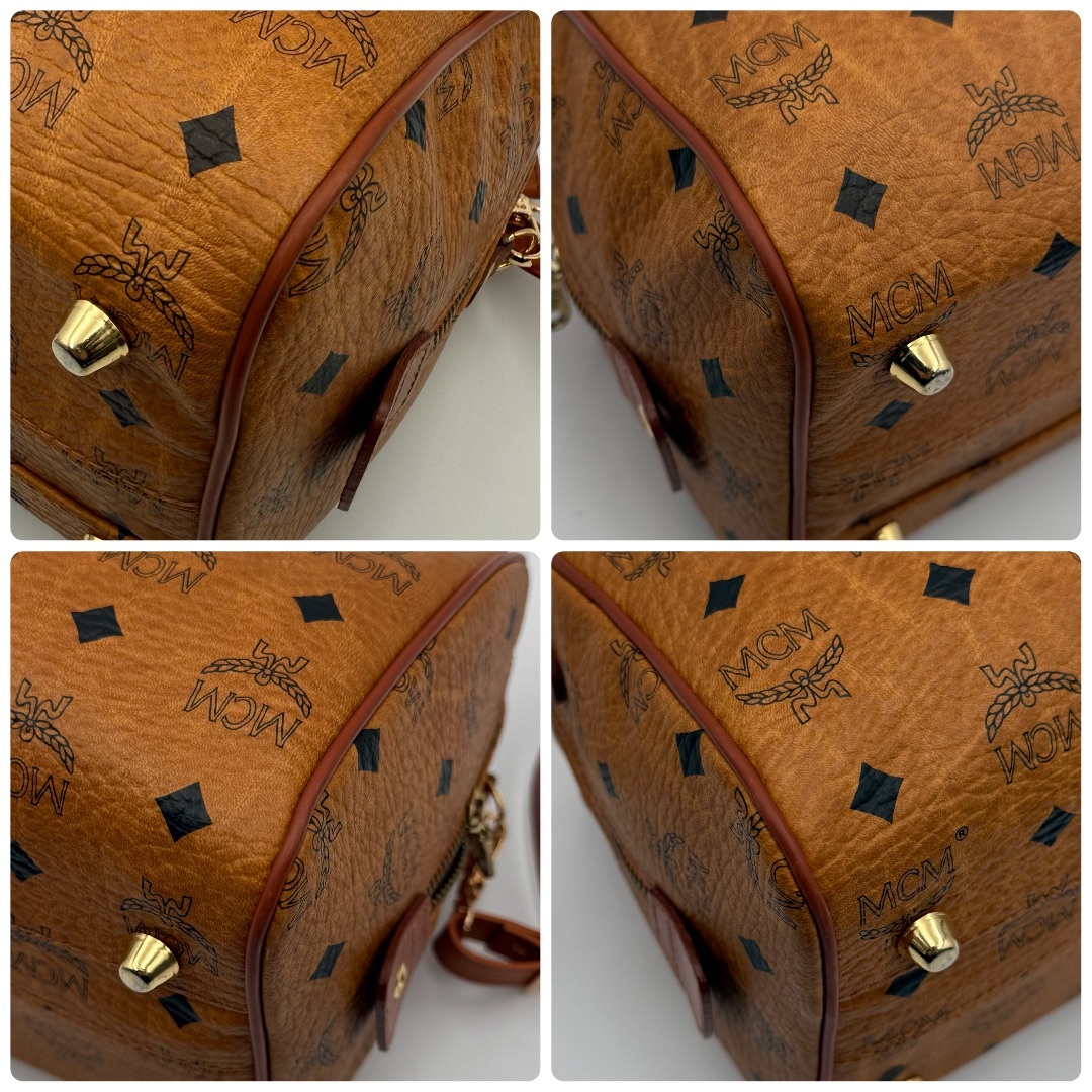 美品 MCM モノグラム　ヴィセトス 2way 斜め掛けバッグ　ボストンバッグ 美品 MCM モノグラム ヴィセトス 2way 斜め掛けバッグ ボストン